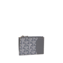 Load image into Gallery viewer, BOURBON ZIPPED CARD HOLDER (GREY)