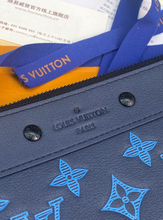 Load image into Gallery viewer, LOUIS MONOGRAM POUCH RIVER TO-GO (BLUE)