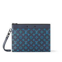 Load image into Gallery viewer, LOUIS MONOGRAM POUCH RIVER TO-GO (BLUE)