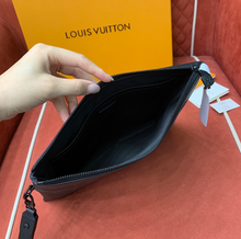 Load image into Gallery viewer, LOUIS MONOGRAM POUCH TO-GO (BLACK)