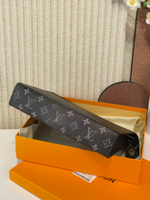 Load image into Gallery viewer, LOUIS MONOGRAM POUCH (WASHED BLACK)