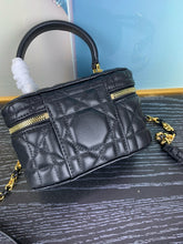 Load image into Gallery viewer, CHRISTIAN CARO MINI VANITY BAG (BLACK)