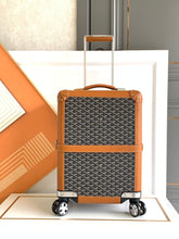 Load image into Gallery viewer, BOURGET PM TROLLEY CASE 36L (BLACK TAN)