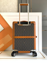 Load image into Gallery viewer, BOURGET PM TROLLEY CASE 36L (BLACK TAN)