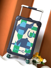 Load image into Gallery viewer, CABIN SUITCASE 24L (NAVY BLUE ABSTRACT)