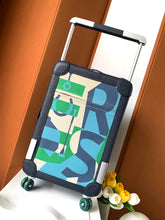 Load image into Gallery viewer, CABIN SUITCASE 24L (NAVY BLUE ABSTRACT)