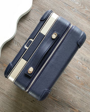 Load image into Gallery viewer, CABIN SUITCASE 24L (NAVY BLUE ABSTRACT)