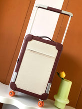 Load image into Gallery viewer, CABIN SUITCASE 24L (BURGUNDY - POCKETS)