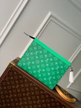 Load image into Gallery viewer, LOUIS MONOGRAM POUCH (GREEN)