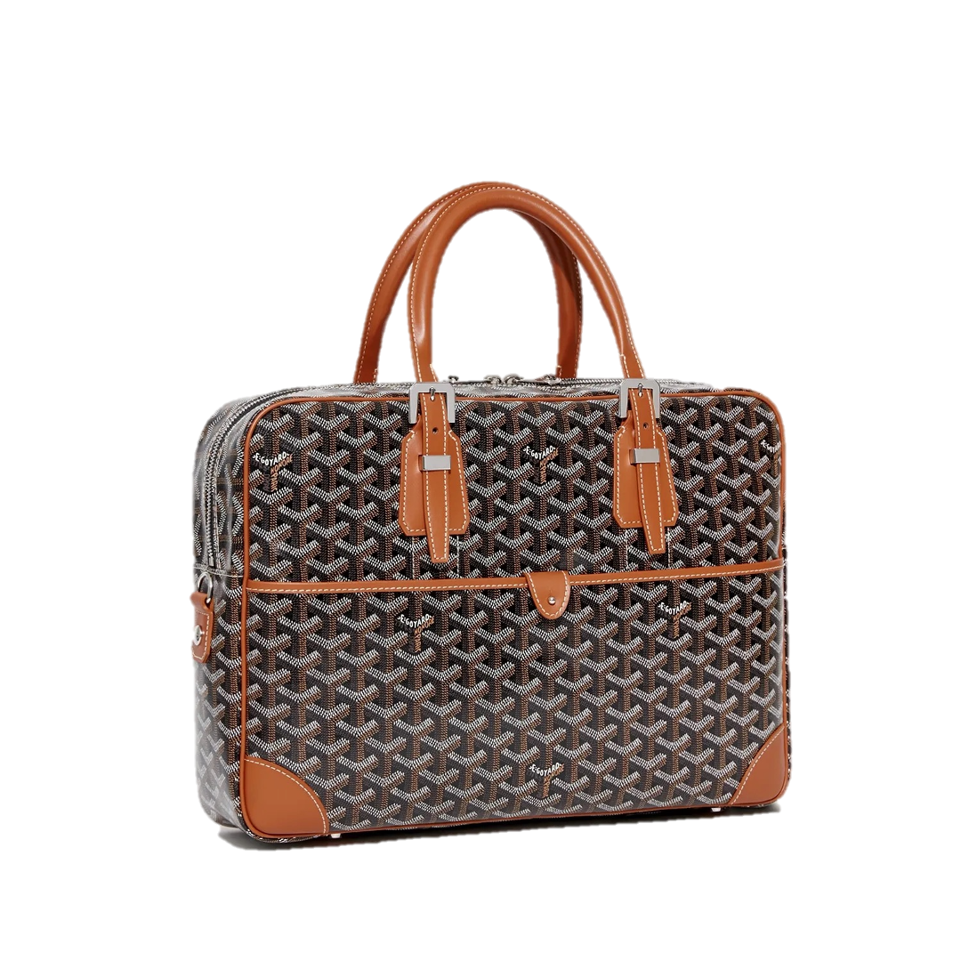 AMBASSADE MM DOCUMENT CASE (BLACK TAN)