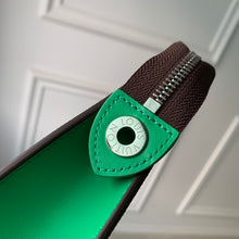 Load image into Gallery viewer, LOUIS MONOGRAM POUCH (BROWN AND GREEN)