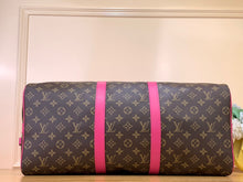 Load image into Gallery viewer, LOUIS KEEPALL BANDOULIERE MACASSAR 50 (PINK)