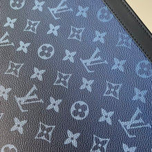 Load image into Gallery viewer, LOUIS MONOGRAM POUCH (SHADOW BLUE)