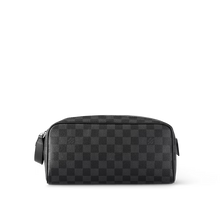 Load image into Gallery viewer, LOUIS DOPP KIT (BLACK CHECKERED)