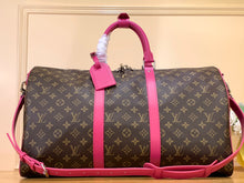 Load image into Gallery viewer, LOUIS KEEPALL BANDOULIERE MACASSAR 50 (PINK)