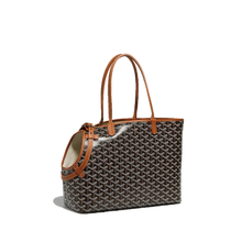 Load image into Gallery viewer, CHIEN GRIS PET BAG (BLACK TAN)