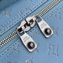 Load image into Gallery viewer, LOUIS KEEPALL BANDOULIERE 50 (MONOGRAM HERITAGE - NAVY & SKY BLUE)