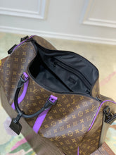 Load image into Gallery viewer, LOUIS X VIRGIL KEEPALL BANDOULIERE MONOGRAM MACASSAR 50 (PURPLE)