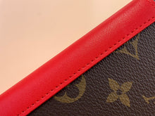 Load image into Gallery viewer, LOUIS MONOGRAM PASSPORT HOLDER LEATHER (RED)