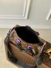 Load image into Gallery viewer, LOUIS X VIRGIL KEEPALL BANDOULIERE MONOGRAM MACASSAR 25 (PURPLE)
