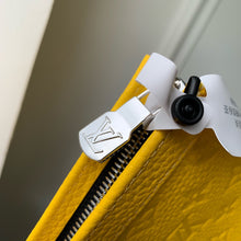 Load image into Gallery viewer, LOUIS EMBOSSED MONOGRAM POUCH (YELLOW)