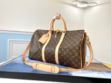 Load image into Gallery viewer, LOUIS KEEPALL BANDOULIERE 55 MONOGRAM (BROWN)