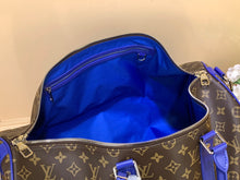 Load image into Gallery viewer, LOUIS KEEPALL BANDOULIERE MACASSAR 50 (BLUE)