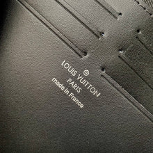 Load image into Gallery viewer, LOUIS EMBOSSED MONOGRAM POUCH (BLACK)
