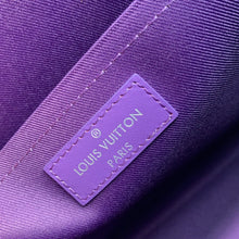 Load image into Gallery viewer, LOUIS MONOGRAM POUCH (BROWN AND PURPLE)