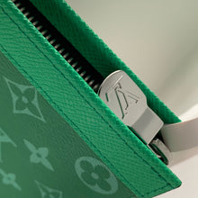 Load image into Gallery viewer, LOUIS MONOGRAM POUCH (GREEN)