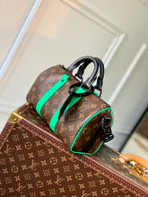 Load image into Gallery viewer, LOUIS X VIRGIL KEEPALL BANDOULIERE MONOGRAM MACASSAR 25 (GREEN)