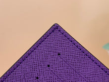 Load image into Gallery viewer, LOUIS MONOGRAM PASSPORT HOLDER LEATHER (PURPLE)