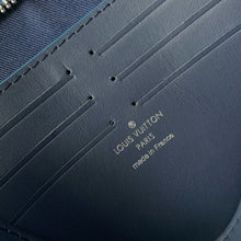 Load image into Gallery viewer, LOUIS MONOGRAM POUCH (SHADOW BLUE)