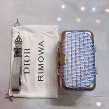 Load image into Gallery viewer, RIMOWA X CHRISTIAN OBLIQUE TRAVEL CASE (BLUE)