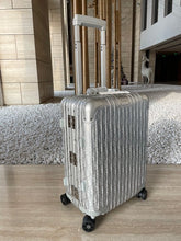 Load image into Gallery viewer, RIMOWA X CHRISTIAN 36L GRADIENT SILVER OBLIQUE