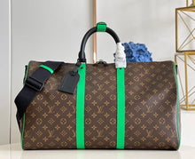 Load image into Gallery viewer, LOUIS KEEPALL BANDOULIERE MACASSAR 50 (GREEN)