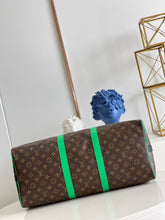 Load image into Gallery viewer, LOUIS KEEPALL BANDOULIERE MACASSAR 50 (GREEN)