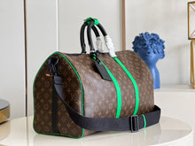 Load image into Gallery viewer, LOUIS KEEPALL BANDOULIERE MACASSAR 50 (GREEN)
