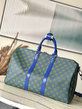 Load image into Gallery viewer, LOUIS KEEPALL BANDOULIERE DAMIER 45 (GRADIENT GRAPHITE)