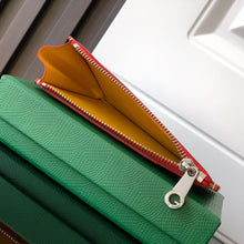 Load image into Gallery viewer, BOURBON ZIPPED CARD HOLDER (RED)