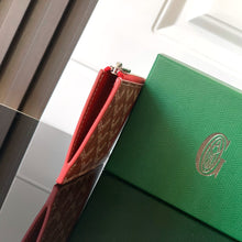 Load image into Gallery viewer, BOURBON ZIPPED CARD HOLDER (RED)