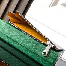 Load image into Gallery viewer, BOURBON ZIPPED CARD HOLDER (NAVY BLUE)