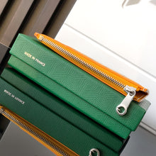 Load image into Gallery viewer, BOURBON ZIPPED CARD HOLDER (YELLOW)