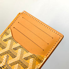 Load image into Gallery viewer, BOURBON ZIPPED CARD HOLDER (YELLOW)