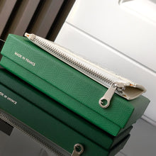 Load image into Gallery viewer, BOURBON ZIPPED CARD HOLDER (WHITE)