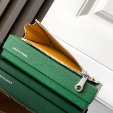 Load image into Gallery viewer, BOURBON ZIPPED CARD HOLDER (WHITE)