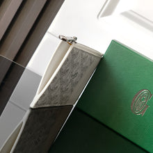 Load image into Gallery viewer, BOURBON ZIPPED CARD HOLDER (WHITE)