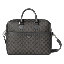 Load image into Gallery viewer, GG OPHIDA MEDIUM BRIEFCASE (GREY)
