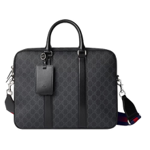 Load image into Gallery viewer, GG MEDIUM SUPREME BRIEFCASE (BLACK)