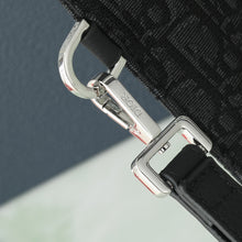 Load image into Gallery viewer, CHRISTIAN OBLIQUE JACQUARD A4 CLUTCH (BLACK)